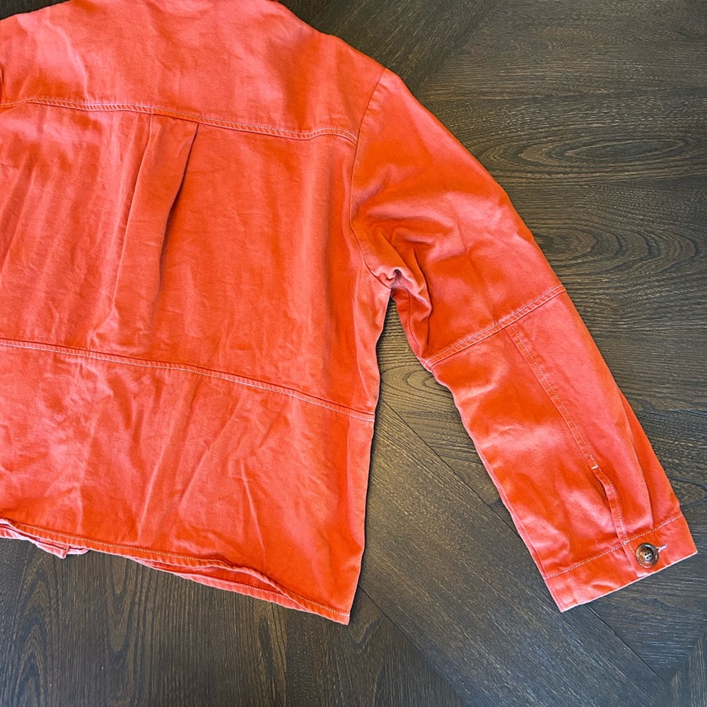 Roller Rabbit Adara Collared Utility Jacket In Te… - image 4